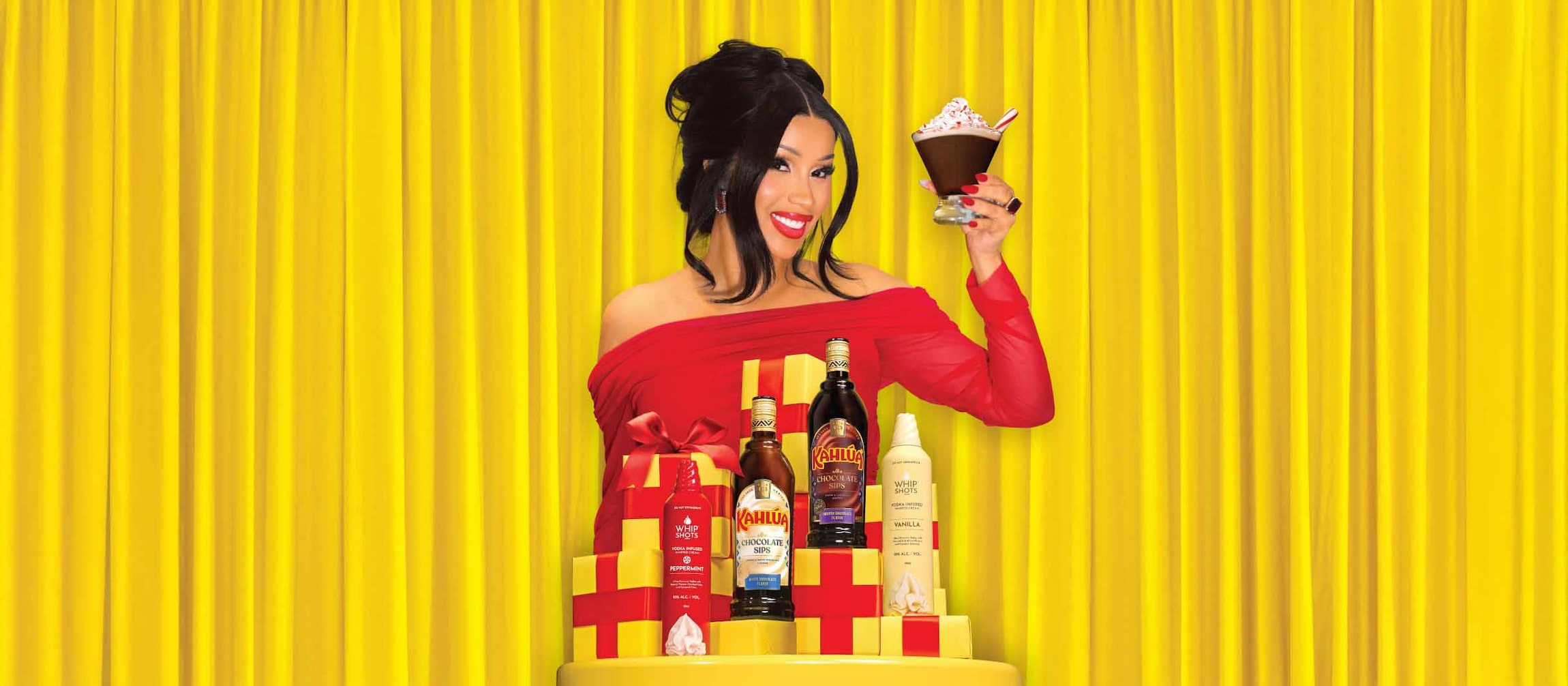 Cardi B and Kahlúa chocolate sips